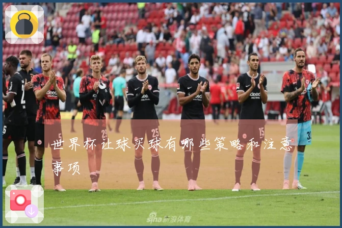 世界杯让球买球有哪些策略和注意事项